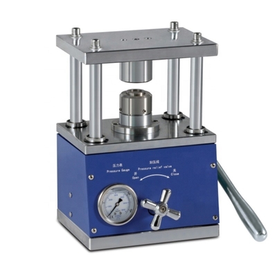 De Cel Plooiende Machine van het laboratoriummuntstuk voor Knoopbatterij 200kg/Cm2 Max Pressure